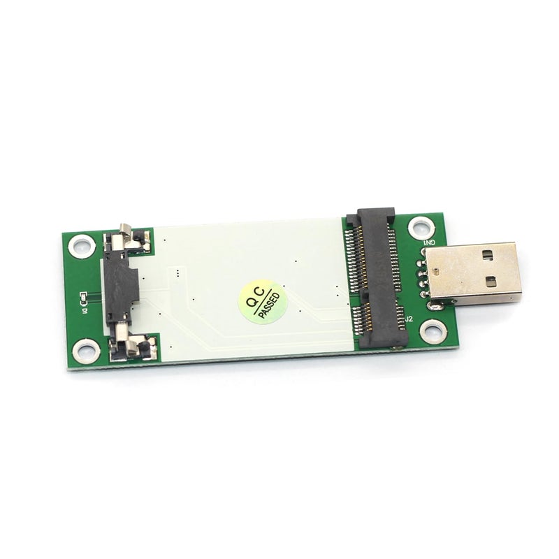 Mustpoint محول Mini PCIe WWAN إلى USB مع فتحة SIM، محول اختبار وحدة Mini PCI Express WWAN/LTE/4G، يدعم بطاقة الشبكة الواسعة اللاسلكية 30mm 50mm - Image 1
